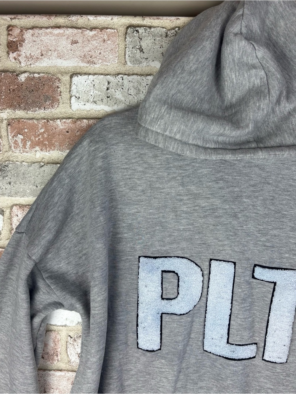 Prettylittlething Oversized Hoodie | Gray |Size 10 Womens View 4
